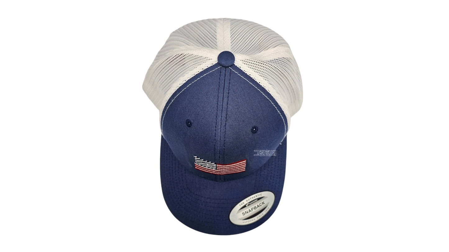Scotty Cameron Flag Trucker Hat 스카티 카메론 스냅백 메쉬 트럭커 패트리어트 성조기 모자/캡
