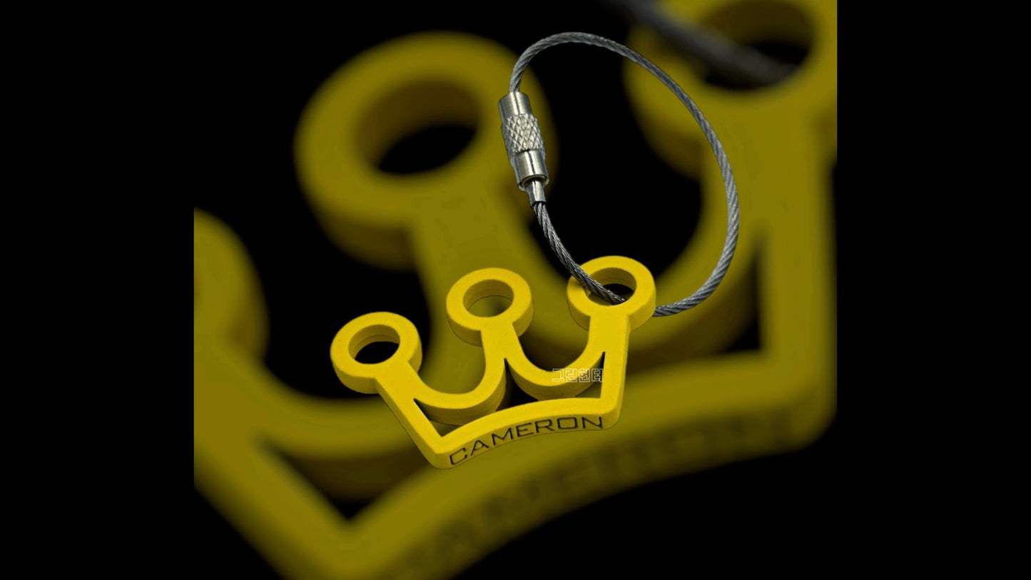 Scotty Cameron Key Fob Soft touch Mini Crown Yellow 스카티 카메론 키링 소프트터치 미니크라운 옐로우