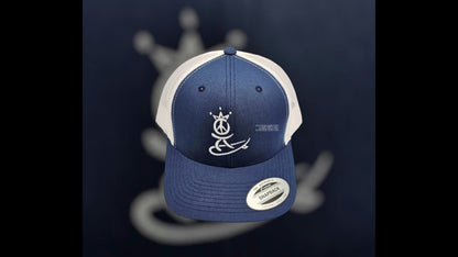 Scotty Cameron Peace Surfer Mesh Trucker Hat Navy/WHT 스카티 카메론 피스서퍼 모자 딥블루/화이트