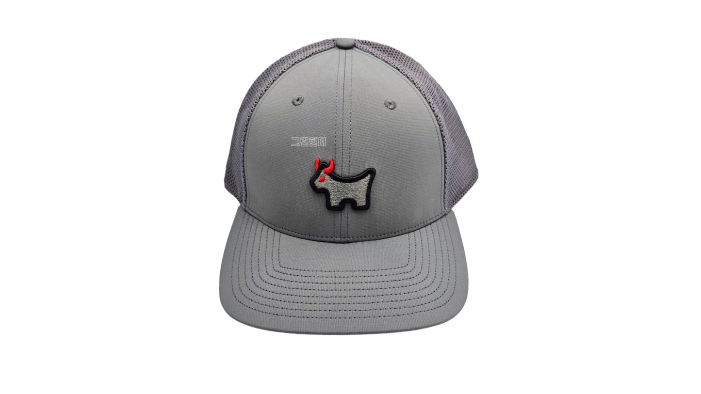 Scotty Cameron Bulldog Hat Char/BLK 스카티 카메론 불독 스냅백 메쉬 모자 챠콜